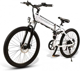 RDJM Bici RDJM Bciclette Elettriche 26" E-Bike, E-MTB, E-Mountainbike 48V 10.4Ah 350W - 26-Pollici Elettrico Pieghevole Bici di Montagna 21-Livello Spostamento assistito