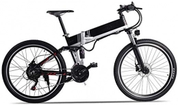 RVTYR Bici RVTYR Sospensione M80 500W 48V10.4AH Bici di Montagna elettrica Completa Bici elettrica Pieghevole (Color : 500w+Spare Battery)