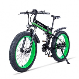 Shengmilo Bici Shengmilo Montagna Bike elettrica, Bici elettrica, 1000W, Batteria 48V 13Ah 624Wh, 26" (Verde)