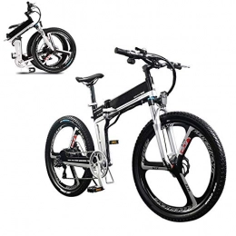 TCYLZ Bici TCYLZ Bicicletta elettrica da 26 pollici MTB E-Bike pieghevole batteria al litio (48 V 10 Ah 350 W) ad alta resistenza agli urti per ogni tipo di terreno adatto per uomo e donna