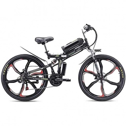 TCYLZ Bici TCYLZ, mountain bike elettrica per adulti, 26 pollici, pieghevole, 48 V / 20 Ah, batteria al litio rimovibile, ciclomotore portatile da 350 W