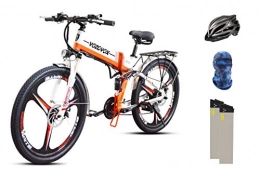 VOZCVOX Bicicletta Elettrica Pieghevole, Motore 250W, Batteria Ion Litio, Freni a Disco Idraulici, Unisex Adulto