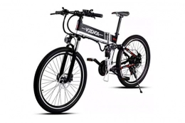 VOZCVOX Bici VOZCVOX Mountain Bike elettrica da 26", Bici elettrica da Montagna Pieghevole, Batteria Rimovibile 48V / 10.4AH, Bicicletta elettrica a 21 velocità per Adulti