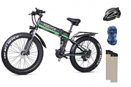VOZCVOX Bici VOZCVOX Mountain Bike Elettrica, Full Suspension Bici elettrica Assist con Sedile Posteriore