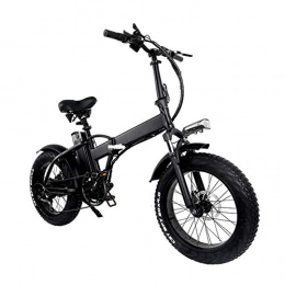 WM Bici WM Bicicletta elettrica per Adulti 20 * 4.0 Pollici Bicicletta elettrica Pieghevole in Lega di Alluminio 48v15a Batteria al Litio 500w Mountain Bike Potente ATV