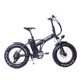 WYX Biciclette Pieghevoli Elettrico, Fat Tire Crouser Bicicletta con Motore 500W E Rimovibile 48V 12AH di qualità di Hight Batteria al Litio E Bike off Road Dirt Bike