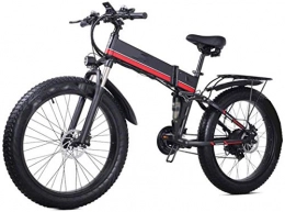 ZJZ Bici ZJZ 26 in Biciclette elettriche Pieghevoli 1000 W 48 V / 12, 8 Ah Mountain Bike, fari per motoslitta Display a LED Ciclismo all'aperto Viaggi Allenamento
