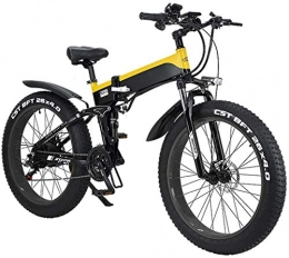 ZJZ Bici ZJZ Mountain Bike elettrica da 26"Pieghevole per Adulti, Motore da 500 W Watt 21 / 7 Cambio di velocità Bicicletta elettrica per spostamenti Urbani Ciclismo all'aperto Allenamento da Viaggio