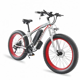 KETELES Bici 26" Bicicletta elettrica da Uomo, 1000W Bici Pedalata Assistita Snow E-Bike con 4.0 Fat Tire, Mountain Bike con 48V 17.5Ah Li-Batteria