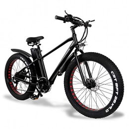 CCDYLQ Bici 26" Mountain Bike Elettrico, 500W Fat Tire, Adulto Urbano Ebike Bicicletta con Rimovibile 48V / 15Ah Batteria, Professionista Speed ​​Gear, tachimetro LCD per la Corsa