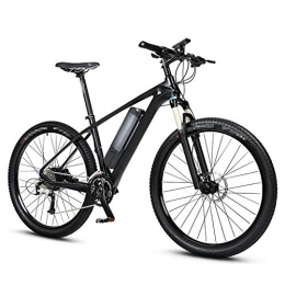 BMXzz Bici 27, 5" E-Bike, Bicicletta Elettrica Bici da Montagna Materiale in Fibra di Carbonio con 36V 10.5Ah Removibile Batteria agli Ioni di Litio Super Resistenza 230km 27 velocità