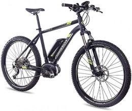 HWENJ Mountain bike elettriches 27.5 pollici e-bike mountain bike - E-Mounter 1.0 Nero 44 centimetri - bici elettrica, bicicletta elettrica per gli uomini e le donne con la linea prestazioni del motore 250W, 63Nm - comp.