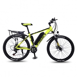 XXL-G Mountain bike elettriches 350W bici elettrica per adulti elettrica Mountain bike, 26" Bicicletta elettrica con rimovibile 8AH agli ioni di litio, professionale 27Speed Gears, Black yellow