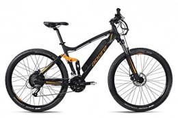 Adore Bici Adore Xpose - Mountain bike elettrica da 27, 5", in alluminio, 250 Watt, agli ioni di litio, 36 V, 14 Ah, 504 Wh, 27 marce, colore: nero