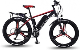 Aoyo Bici Adulti elettrica bici elettrica Mountain bike, lega di alluminio Biciclette All Terrain, 26" 36V 350W 13Ah rimovibile agli ioni di litio, smart Montagna-bici for la Mens, (Color : Red)