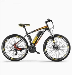 Aoyo Bici All Terrain Biciclette 27 velocità, 26" Mountain Bike for adulti, 36V 50KM Pure Chilometraggio batteria rimovibile agli ioni di litio, smart Montagna Ebike (Color : C1 electric 35KM / hybrid 70KM)