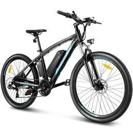 Ancheer Mountain bike elettriches ANCHEER 27.5" Mountain Bike Elettrica per Adulti, E-Bike 250W con Batteria agli Ioni di Litio 36V 10Ah, Bicicletta Elettrica con Display LCD, 21 Marce Professionali