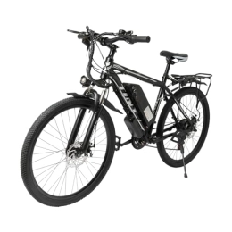 AOAPUMM Mountain bike elettriches AOAPUMM E-bike da donna 26 pollici, e-bike da uomo, 21 marce, bicicletta elettrica da città con batteria rimovibile da 48 V, 10 Ah, display LCD LCD da mountain bike
