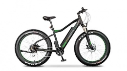 Argento Mountain bike elettriches Argento Elephant+, Bicicletta elettrica con Ruote Fat Unisex Adulto, Nero, taglia unica
