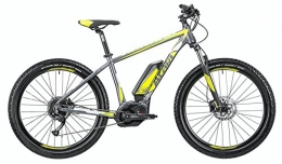 Atala Bici Atala Mountain Bike elettrica eMTB con pedalata assistita B-Cross CX 500 9 velocità, Colore Antracite - Giallo Opaco, Misura M-18-46cm (Statura 170-185 cm)