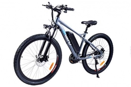 AUTOKS Mountain bike elettriches AUTOKS Bicicletta elettrica da 27, 5 'per Adulti, Bicicletta elettrica con Motore da 250 W, Batteria da 36 V 8 Ah, Cambio Professionale a 21 velocità (Grigio)