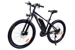 AUTOKS Mountain bike elettriches AUTOKS Bicicletta elettrica da 27, 5 'per Adulti, Bicicletta elettrica con Motore da 250 W, Batteria da 36 V 8 Ah, Cambio Professionale a 21 velocità (Nero)