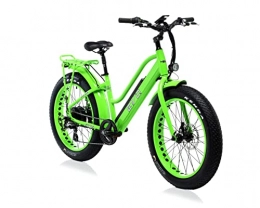 BAD BIKE Bici BAD BIKE | EVO FAT 250W - Made in Italy - E-Bike Bici Elettrica Pedalata Assistita per Adulto Unisex - Batteria Rimovibile al Litio - Bicicletta per Città e Strade di Campagna (Verde Fluo)