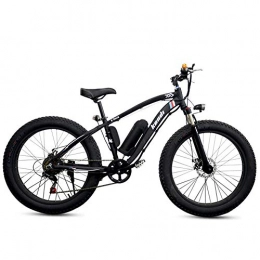 HJHJ Bici Batteria per ioni di litio rimovibile per mountain bike ibrida per bicicletta elettrica per adulti (36 V 250 W) 26 "motoslitta bici da strada scooter per moto con illuminazione e altoparlante, Nero