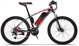 RDJM Mountain bike elettriches Bciclette Elettriche, 26 Biciclette elettriche Pollici, 36V 250W Offroad Bikes 27 incremento di velocità della Bici Adulta Sport all'Aria Aperta Ciclismo (Color : Red)