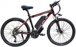 RDJM Bici Bciclette Elettriche, 26" Electric Mountain Bike for adulti, 360W in lega di alluminio-bici della bicicletta rimovibile, 48V / 10A batteria al litio, 21-velocità Commute Ebike for la corsa in biciclet