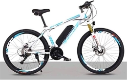RDJM Bici Bciclette Elettriche, 27 Velocità Electric Mountain Bike, biciclette Gears doppio freno a disco rimovibile bici di alta capacità agli ioni di litio 36V 8 / 10AH All Terrain (tre modalità di lavoro)