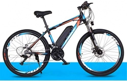 RDJM Mountain bike elettriches Bciclette Elettriche, Bici di Montagna elettrica da 26 Pollici con 36V 8Ah agli ioni di Litio Rimovibile Tre modalità di Lavoro capacità di carico 200 kg (Color : Black Red)