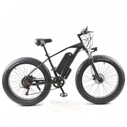 Bici 1000W Bici elettrica grassa Batteria al Litio 48V ebike Mountain Bike elettrica Bici da Spiaggia Cruiser Biciclette elettriche-Black_Red_China
