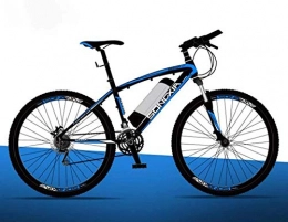 baozge Mountain bike elettriches Bici elettrica 26 Mountain Bike per Adulti Biciclette Fuoristrada 30Km / H velocità sicura 100Km Batteria agli ioni di Litio Rimovibile Endurance-Blu A1_36V / 26in