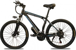 WJSWD Mountain bike elettriches Bici elettrica, 350W bici elettrica 26" adulti bicicletta elettrica / elettrica mountain bike, l'ebike con rimovibile 10 / 15Ah batteria, professionista 27 Velocità Gears (blu) Batteria al litio Beach