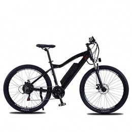 AWJ Bici Bici elettrica da 500 W 27, 5 '' Mountain Bike elettrica per Adulti, Bici elettrica da 48 V con Batteria Rimovibile da 10 Ah, Cambio Professionale 21 / velocità