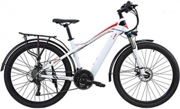 WJSWD Bici Bici elettrica, Mountain bike 21 velocità e bici 27.5 pollici moda in lega di alluminio luce hybrid bici a basso consumo energetico doppio disco freno moto elettrico per prestazioni stabile smorzament