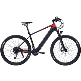 LIU Bici Bici elettrica per Adulti 350W 48V Bicicletta elettrica in Fibra di Carbonio Freno Idraulico Mountain Bike Colore LCD 27 velocità 20 mph (Taglia : B)