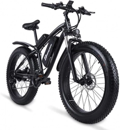通用 Mountain bike elettriches Bici elettrica SAIWOO 26", Bici da neve con pneumatici larghi 4.0, MTB, ATV, dotata di Shimano 7 velocità, freno idraulico, adatta per adulti