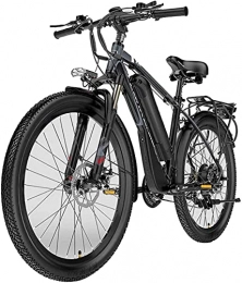 CASTOR Mountain bike elettriches Bici elettriche Biciclette, 26 '' mountain bike elettriche, biciclette all'aperto per adulti 400W 48 V 13Ah rimovibile grande capacità di litio di grande capacità 21 velocità con display LCD und sedil