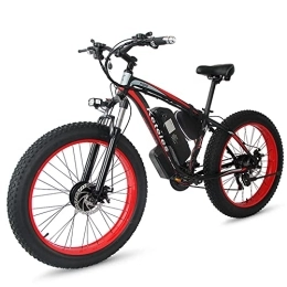 KETELES Mountain bike elettriches Bicicletta elettrica 26 pollici 4.0 Fat Tire Ebike 48 V 23 AH Electric Bicycle Mountain Power Assisted Electric Men Bike -K800 Pro (1 batteria, rosso)