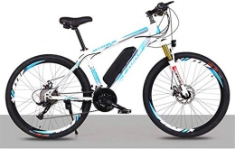 Fangfang Bici Bicicletta Elettrica, 27 Velocità Electric Mountain Bike, biciclette Gears doppio freno a disco rimovibile bici di alta capacità agli ioni di litio 36V 8 / 10AH All Terrain (tre modalità di lavoro) , B