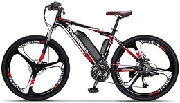 RDJM Mountain bike elettriches Bicicletta Elettrica Electric City Bike di Uomini, removibile 36V 10Ah / 14AH Lithium-Ion Battery Pack integrati, 27 a livello di Maiusc assistita, 110-130Km campo pratica, doppio disco Freni Biciclet
