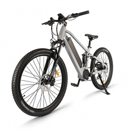 Electric oven Mountain bike elettriches Bicicletta elettrica per Adulti 750W 48V 26'' con Pneumatico, Mountain Bike elettrica con Batteria Rimovibile 17.5ah, Cambio Professionale a 21 velocità (Colore : Grigio)