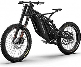 baozge Mountain bike elettriches Bicicletta per Mountain Bike elettrica Fuoristrada per Adulti con Batteria al Litio 48V 20Ah-21700 Nera