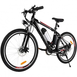 BIKFUN Mountain bike elettriches BIKFUN Bicicletta Elettrica, Bici Elettriche MTB da 26" con Batteria al Litio 36V 8Ah, Motore 250W, Shimano 21 velocità E-Bike