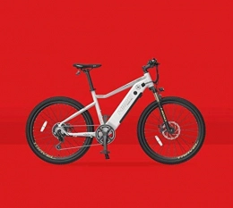 HongLianRiven Bici BMX adulti elettrica Mountain bike, 7 biciclette Velocit 250W Neve, con HD LCD impermeabili Meter / 48V 10AH batteria al litio bicicletta elettrica, 26 pollici Ruote 5-25 ( Color : White )