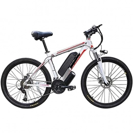 CDPC Mountain bike elettriches CDPC Biciclette elettriche, Mountain Bike elettriche per Adulti da 26 Pollici, Biciclette elettriche mobili in Lega di Alluminio da 360 W, batterie al Litio da 48 V / 10 A, Biciclette elettriche PE