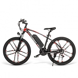 CHEIRS Mountain bike elettriches CHEIRS Bicicletta elettrica 21 velocità Bicicletta elettrica, 26"350W 48V 8AH E-Bike per Allenamento in Bicicletta all'aperto, 21 velocità Professionale, Black