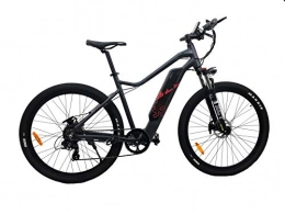 DasBike Mountain bike elettriches DAS.BIKE ANTHRAZIT - Bicicletta elettrica da mountain bike, 27, 5", in alluminio, con attacco USB
